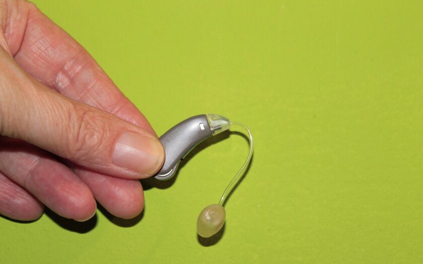 hand, hearing aid, hearing loss